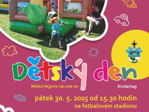 Vejprty - Dětský den plakát 2025