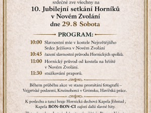 Vejprty - setkání horníků 2026, CZ - 7.8.2026